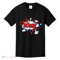 Comic Book BOOM , Funny Retro Costume, Superhero Kids T-Shirt thumb 0