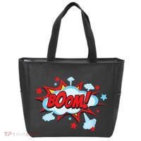 Comic Book BOOM , Funny Retro Costume, Superhero Tote Bag thumb 0