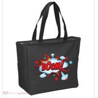 Comic Book BOOM , Funny Retro Costume, Superhero Tote Bag thumb 2
