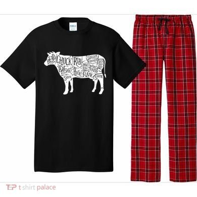 Cow Butcher Beef Cuts Diagram Pajama Set