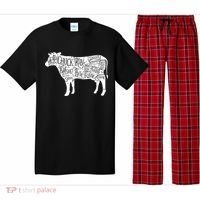 Cow Butcher Beef Cuts Diagram Pajama Set thumb 0