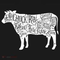 Cow Butcher Beef Cuts Diagram Toddler Hoodie thumb 2