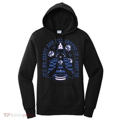 Crypto Bitcoin Birthday Funny Women's Hoodie