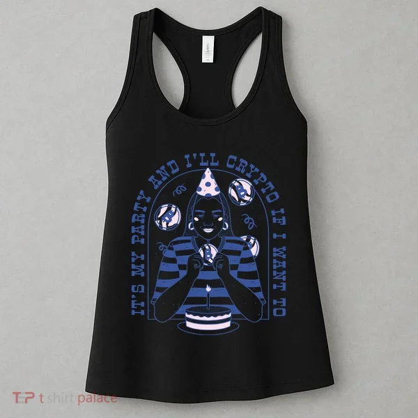 Crypto Bitcoin Birthday Funny Women's Tank Top