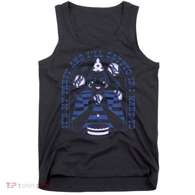 Crypto Bitcoin Birthday Funny Tank Top