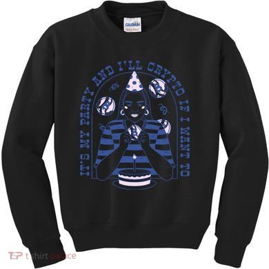 Crypto Bitcoin Birthday Funny Kids Sweatshirt