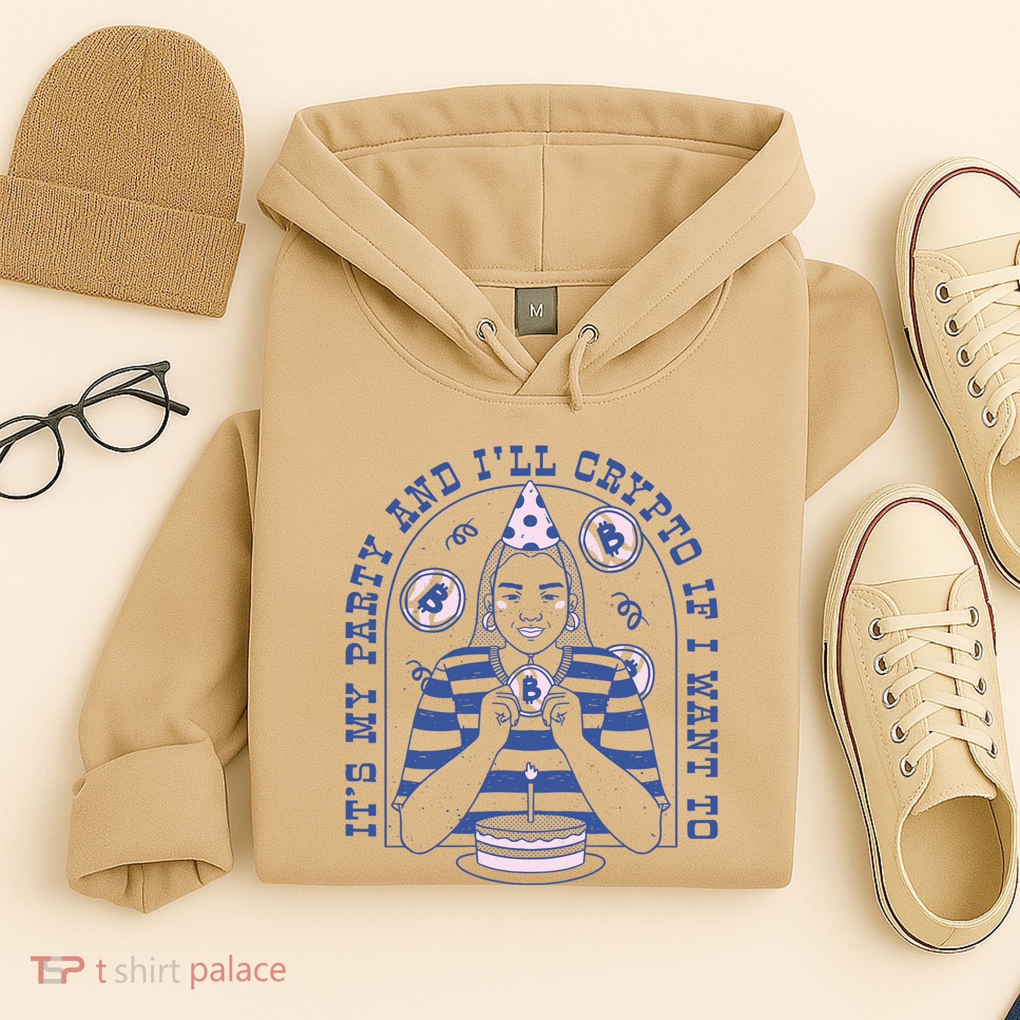 Crypto Bitcoin Birthday Funny Hoodie