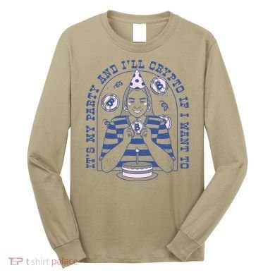 Crypto Bitcoin Birthday Funny Long Sleeve Shirt