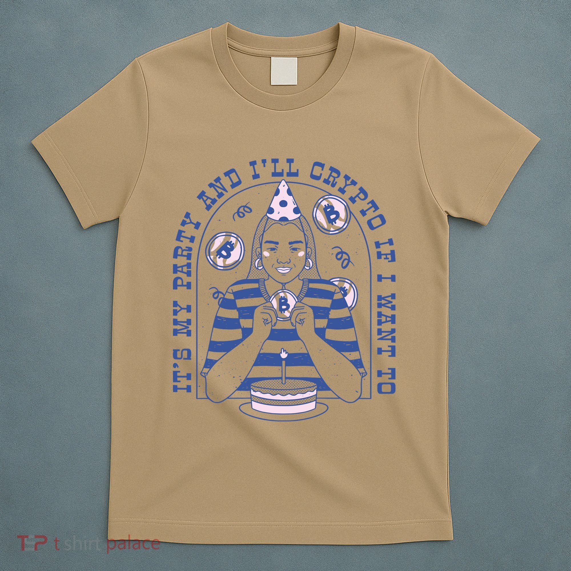Crypto Bitcoin Birthday Funny T-Shirt