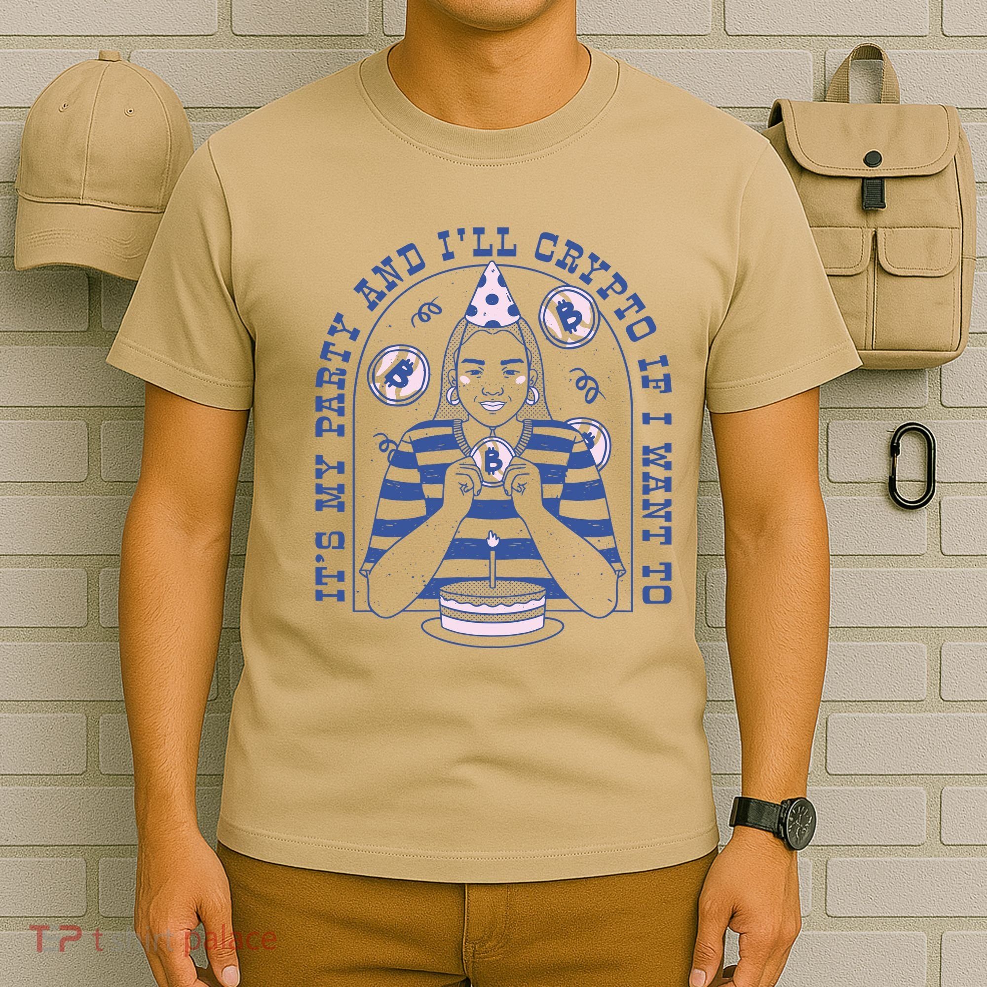 Crypto Bitcoin Birthday Funny T-Shirt