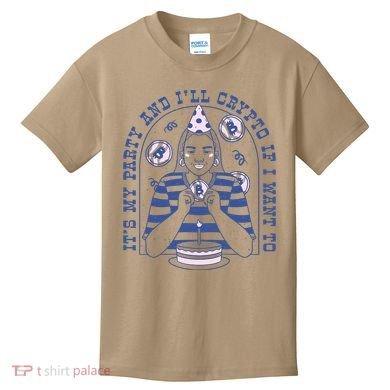 Crypto Bitcoin Birthday Funny Kids T-Shirt