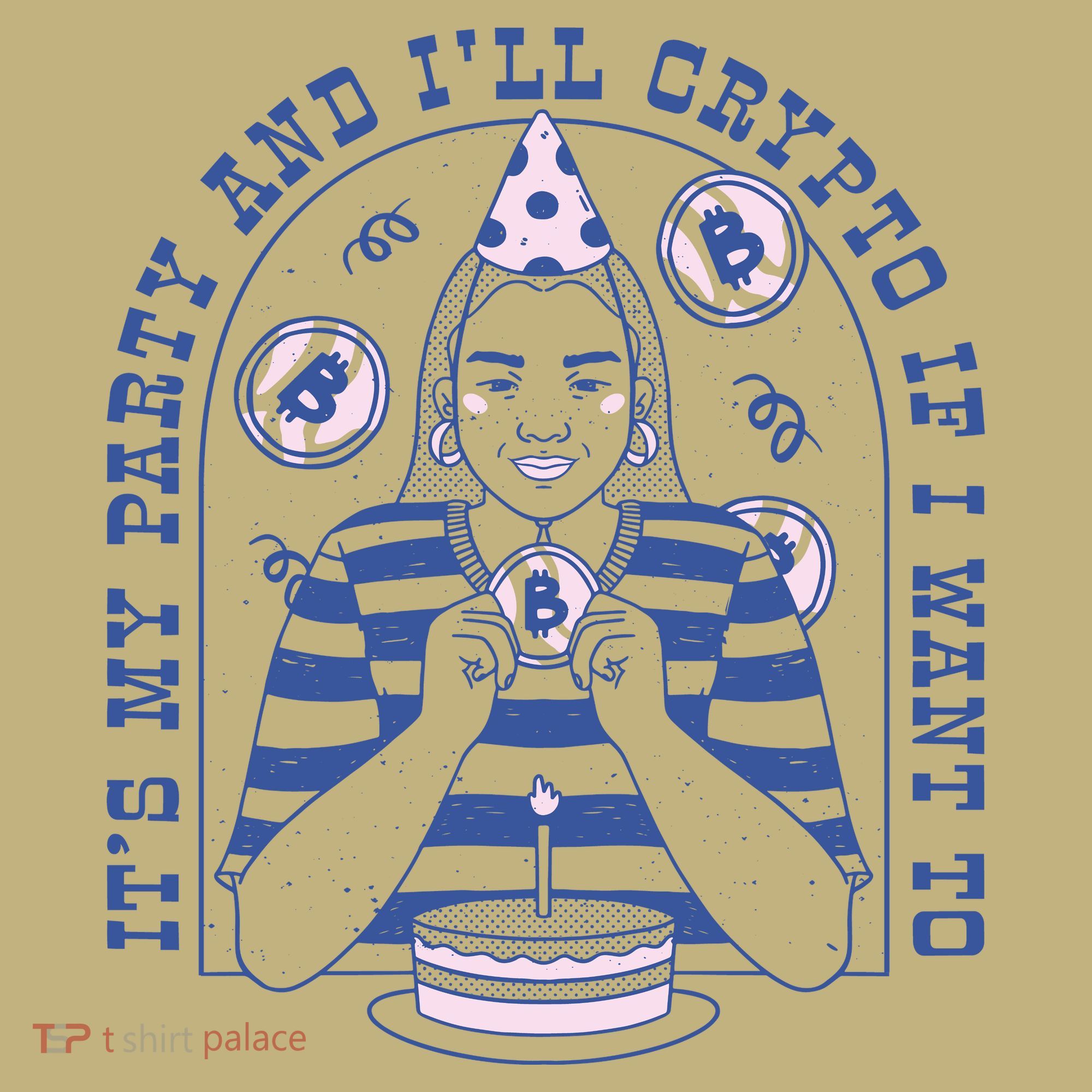 Crypto Bitcoin Birthday Funny Kids T-Shirt