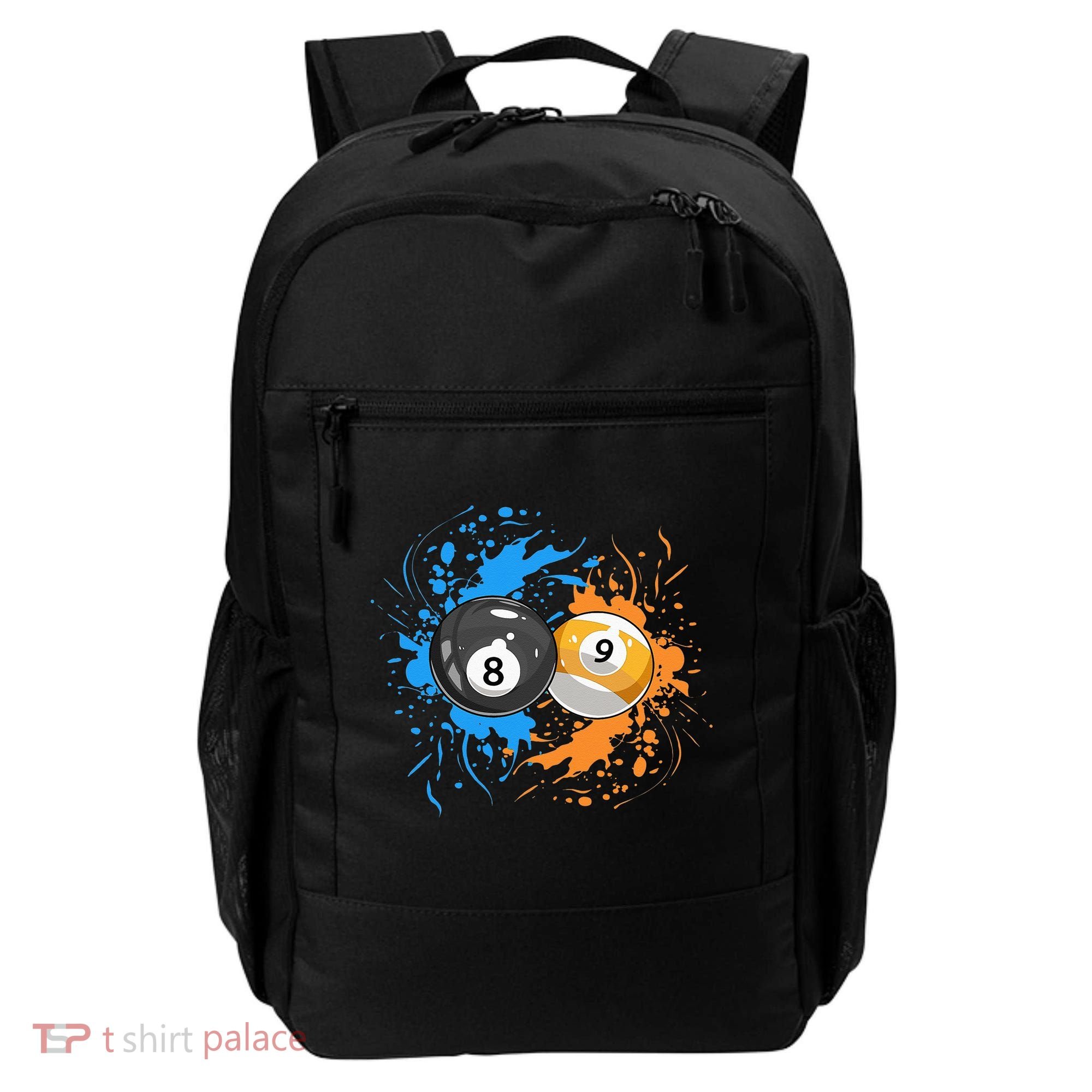 Cool Billiard Balls For 8 Ball And 9 Ball Player Backpack