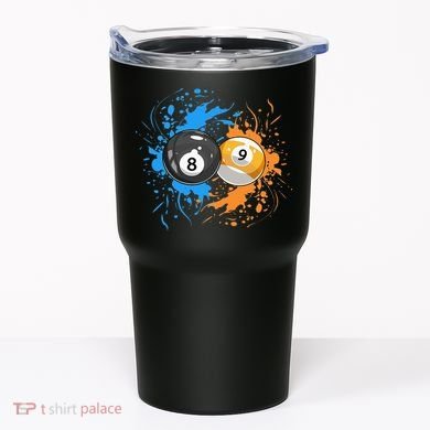 Cool Billiard Balls For 8 Ball And 9 Ball Player Tumbler