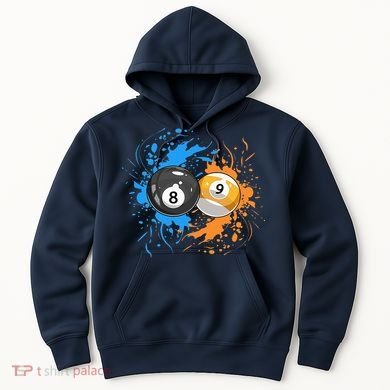 Cool Billiard Balls For 8 Ball And 9 Ball Player Hoodie