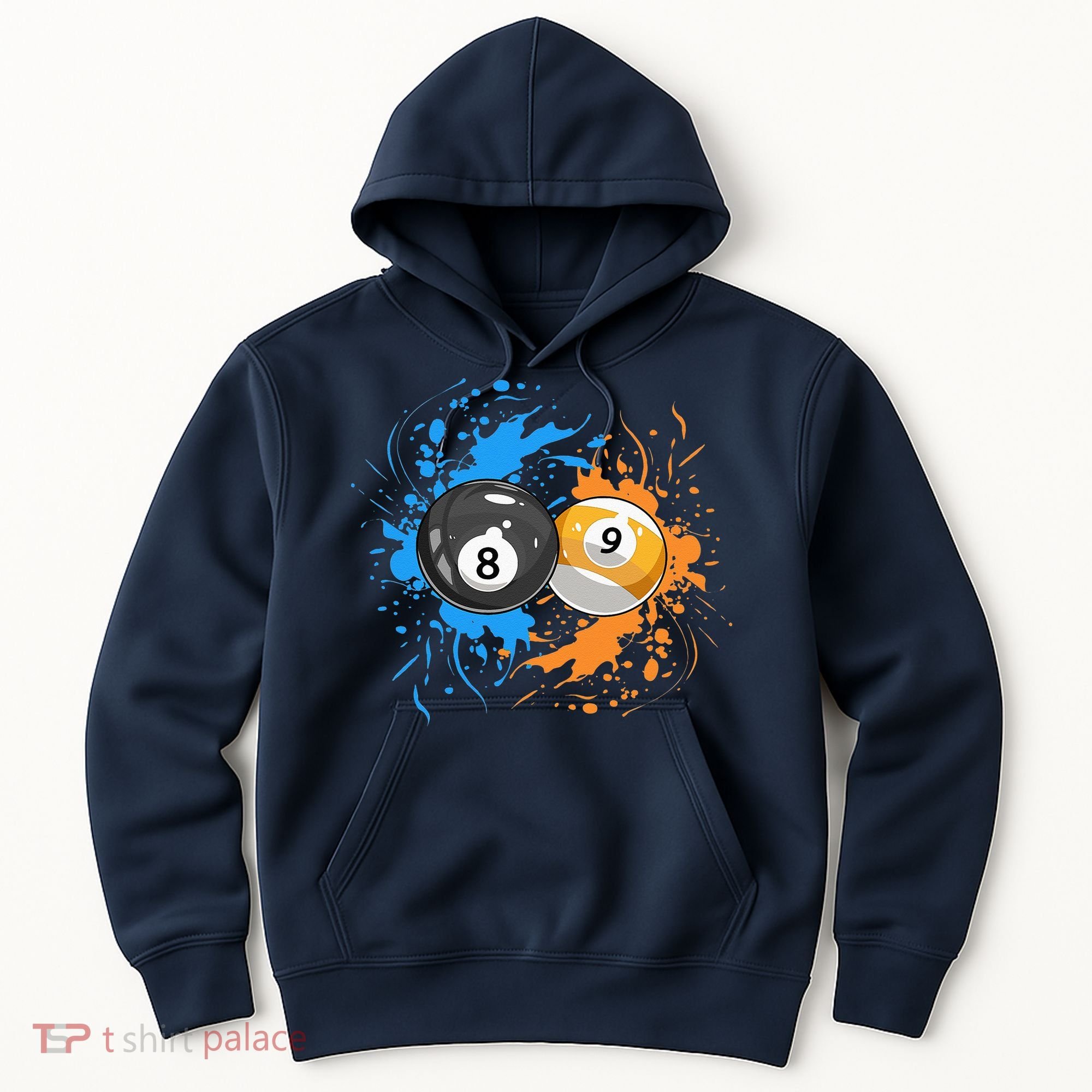 Cool Billiard Balls For 8 Ball And 9 Ball Player Hoodie
