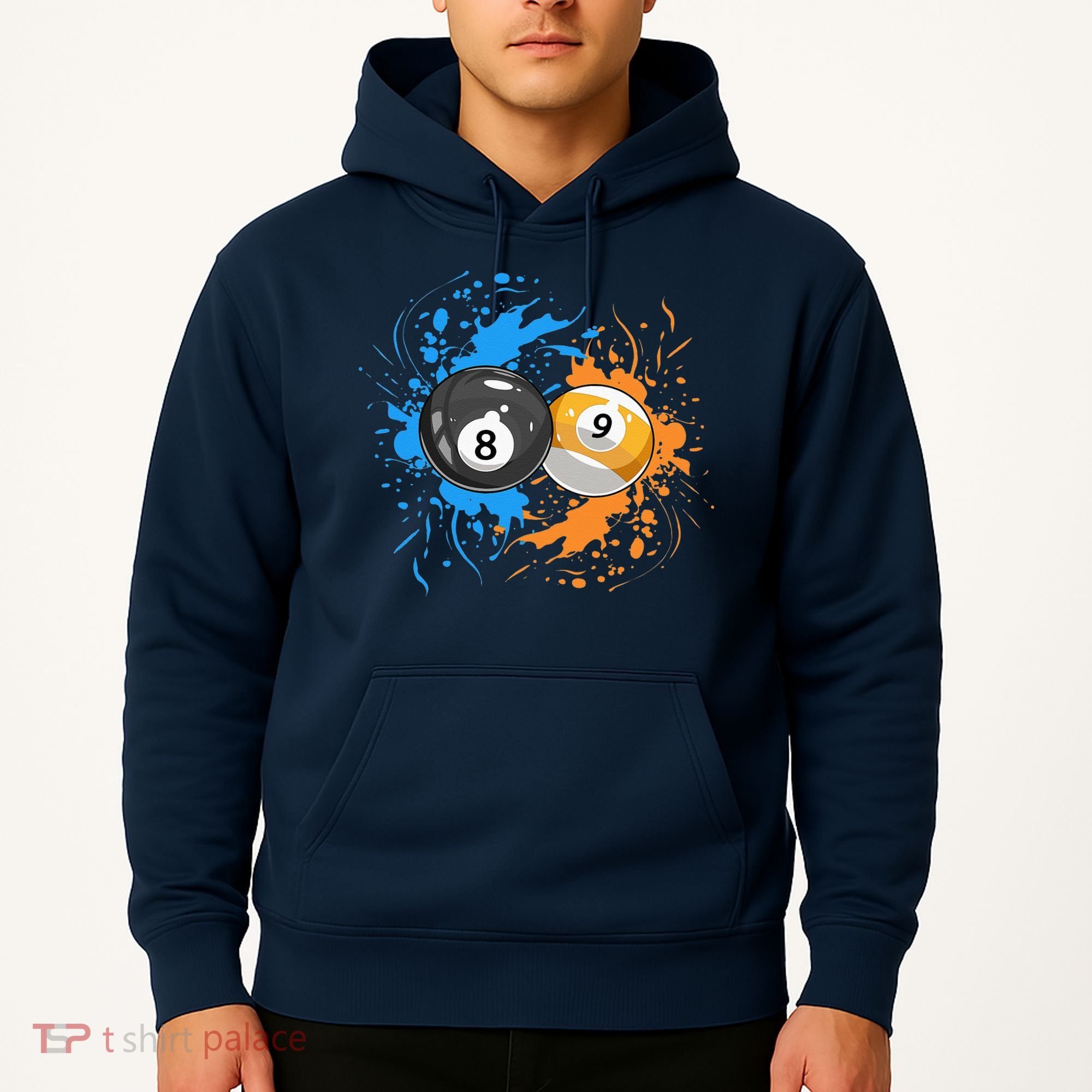 Cool Billiard Balls For 8 Ball And 9 Ball Player Hoodie
