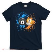 Cool Billiard Balls For 8 Ball And 9 Ball Player T-Shirt thumb 0