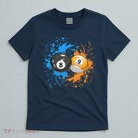 Cool Billiard Balls For 8 Ball And 9 Ball Player T-Shirt thumb 5
