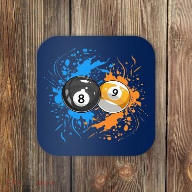 Cool Billiard Balls For 8 Ball And 9 Ball Player Coaster