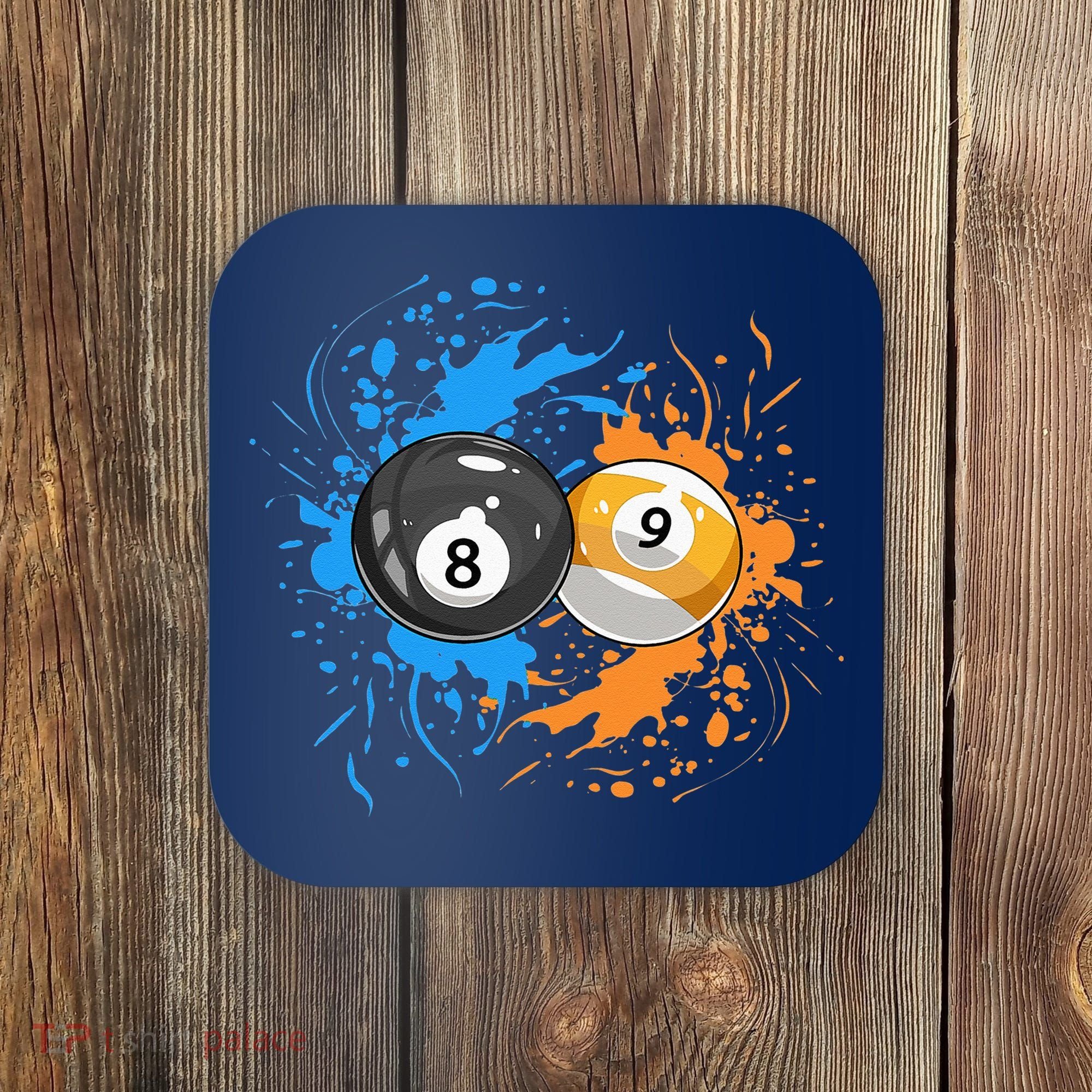 Cool Billiard Balls For 8 Ball And 9 Ball Player Coaster
