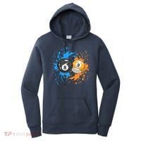 Cool Billiard Balls For 8 Ball And 9 Ball Player Women's Hoodie thumb 0