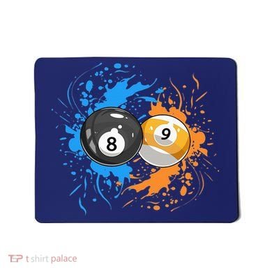 Cool Billiard Balls For 8 Ball And 9 Ball Player Mousepad