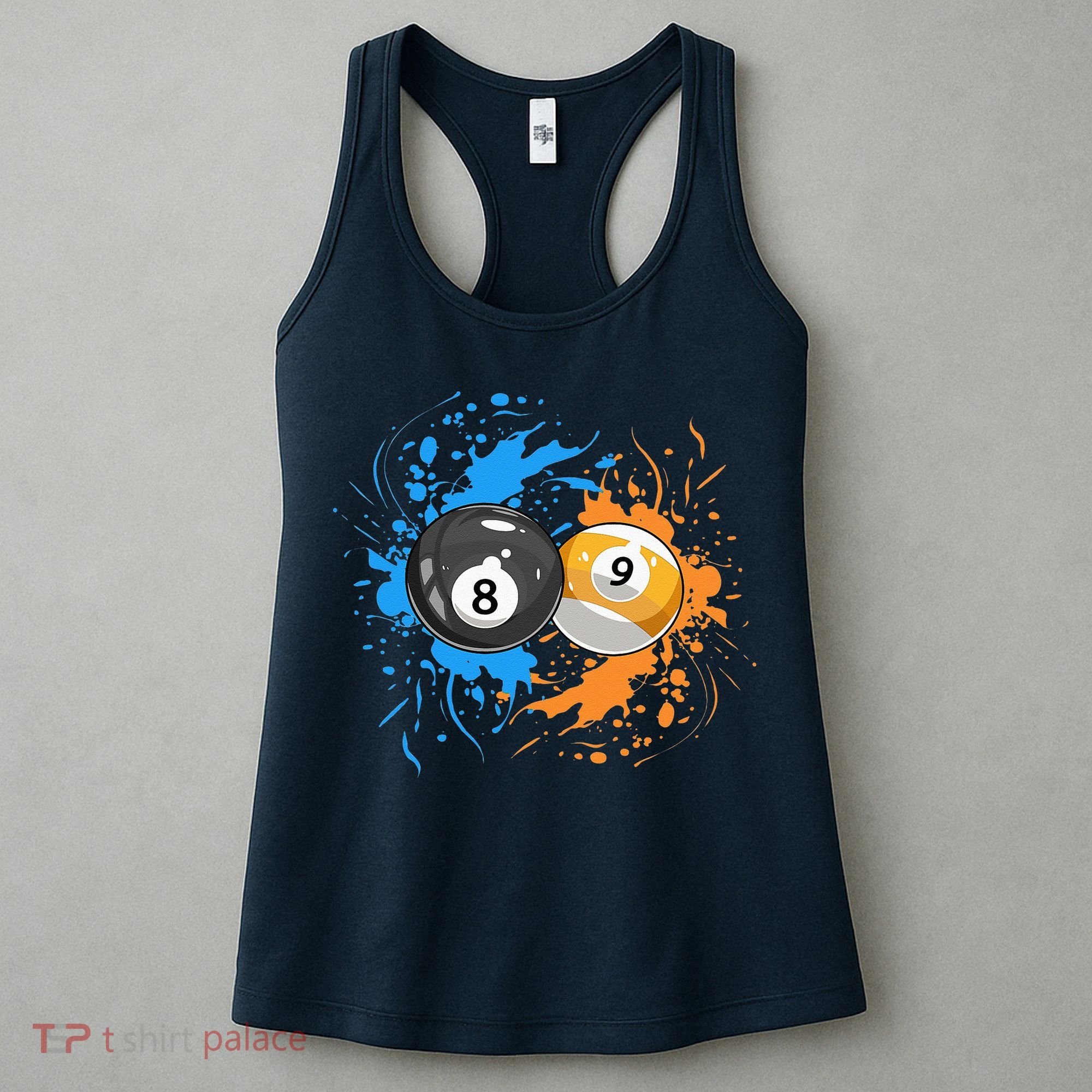 Cool Billiard Balls For 8 Ball And 9 Ball Player Women's Tank Top