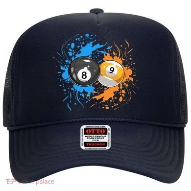 Cool Billiard Balls For 8 Ball And 9 Ball Player Hat