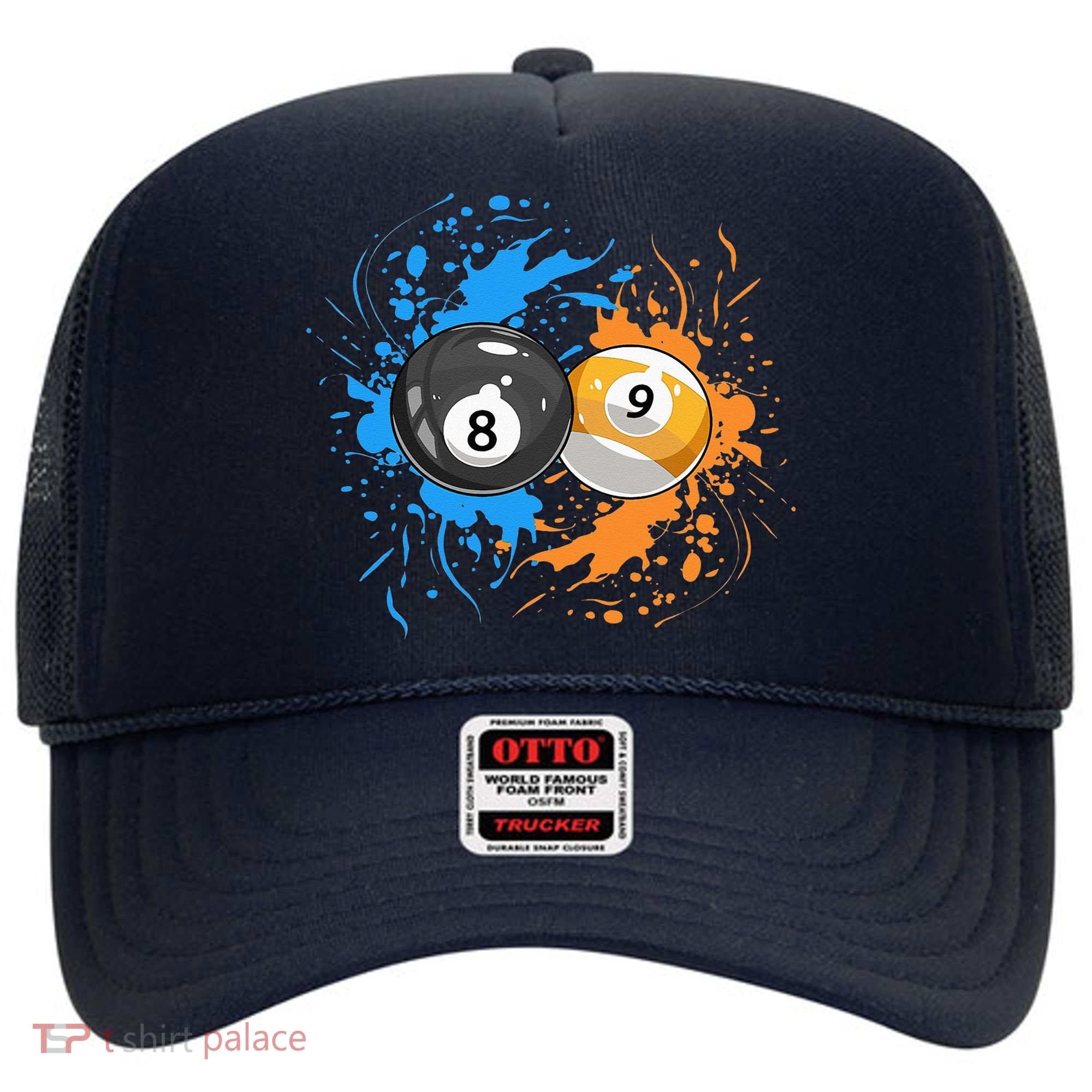Cool Billiard Balls For 8 Ball And 9 Ball Player Hat