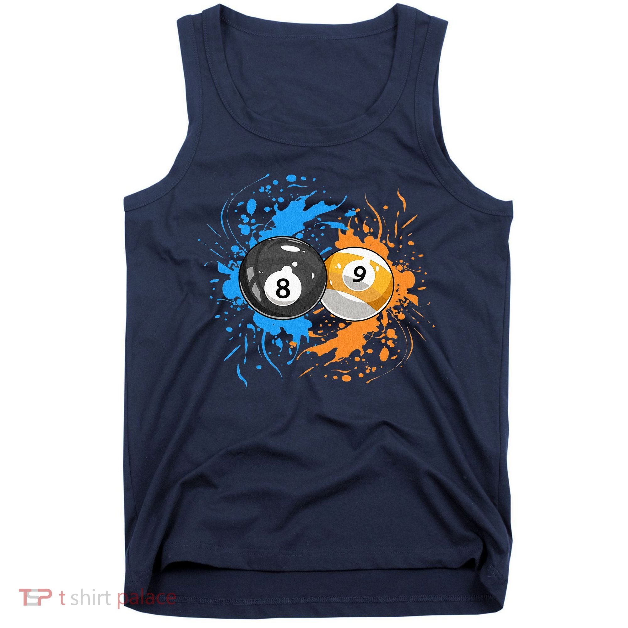 Cool Billiard Balls For 8 Ball And 9 Ball Player Tank Top