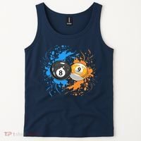 Cool Billiard Balls For 8 Ball And 9 Ball Player Tank Top thumb 2