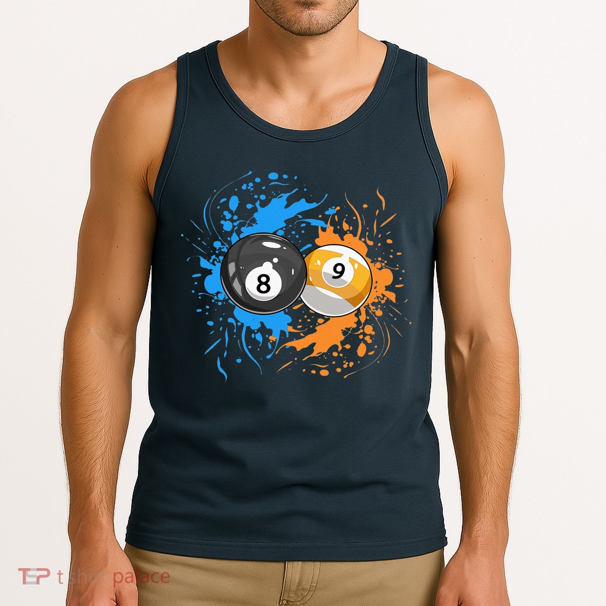 Cool Billiard Balls For 8 Ball And 9 Ball Player Tank Top