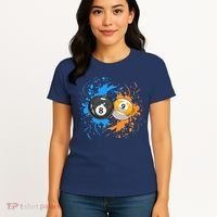 Cool Billiard Balls For 8 Ball And 9 Ball Player Women's T-Shirt thumb 4