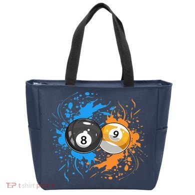 Cool Billiard Balls For 8 Ball And 9 Ball Player Tote Bag