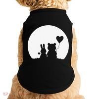 Cute Bunny Bear Love Couple Valentine's Day Rabbit Lover Doggie Tank thumb 0