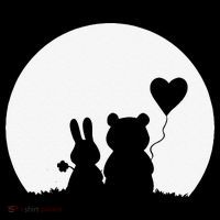 Cute Bunny Bear Love Couple Valentine's Day Rabbit Lover Coffee Mug thumb 5
