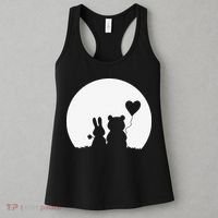 Cute Bunny Bear Love Couple Valentine's Day Rabbit Lover Women's Tank Top thumb 3