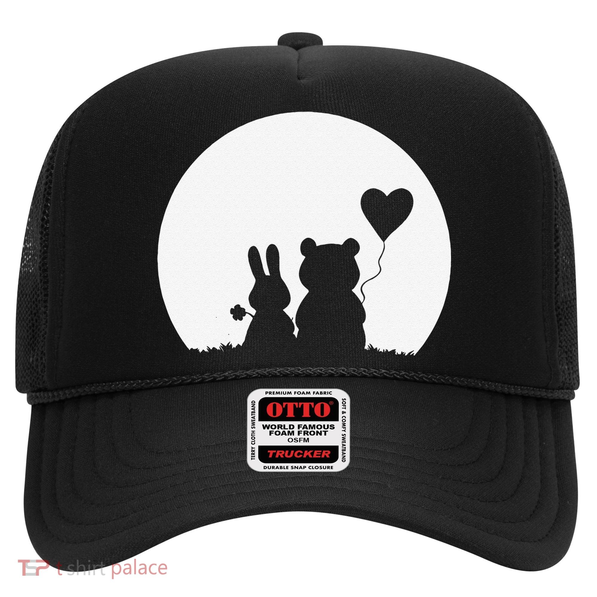 Cute Bunny Bear Love Couple Valentine's Day Rabbit Lover Hat
