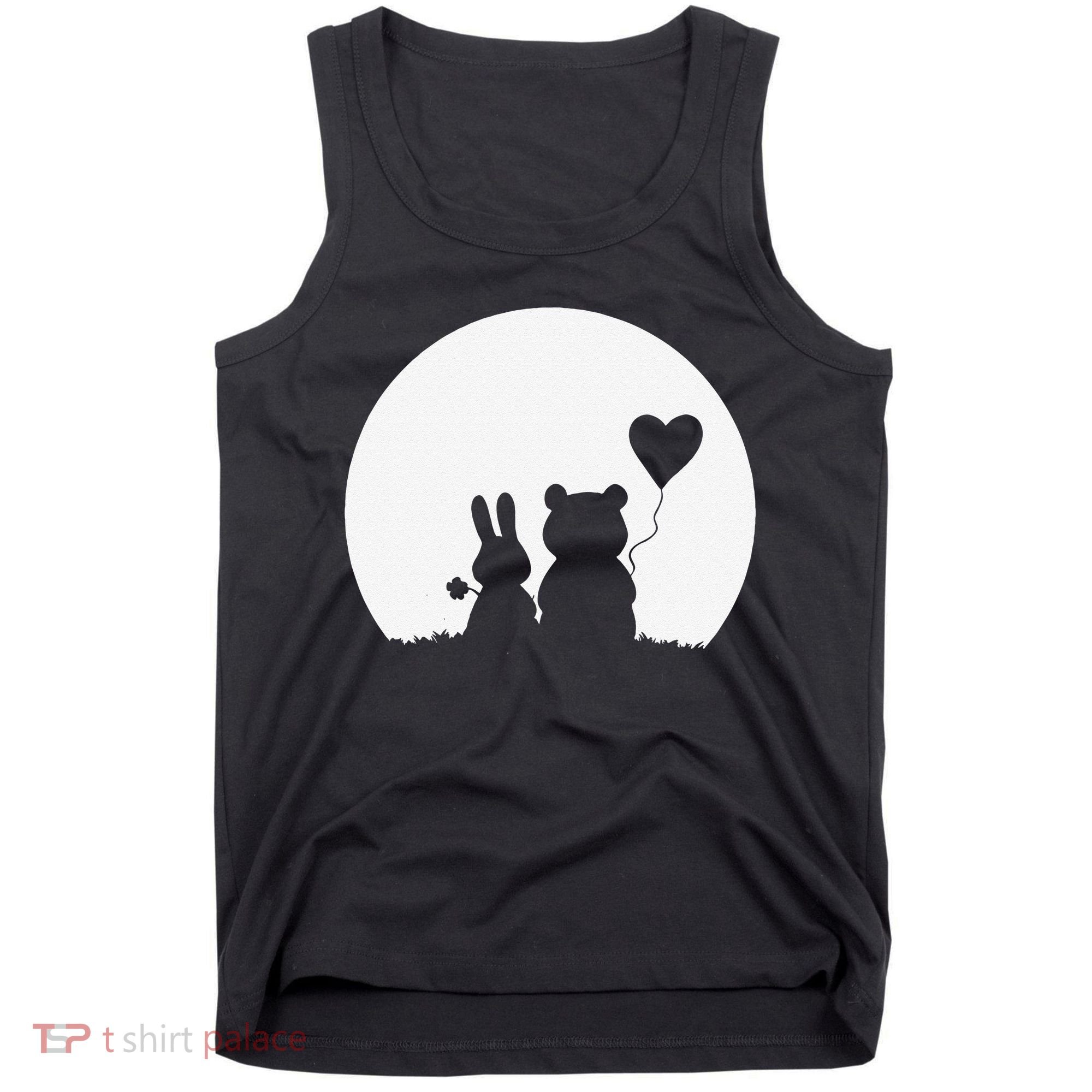 Cute Bunny Bear Love Couple Valentine's Day Rabbit Lover Tank Top