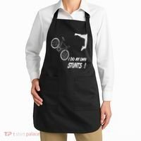 Cyclist Bike, Bicycle Crash Accident Humor Funny Bikes Apron thumb 2