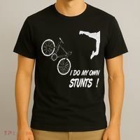 Cyclist Bike, Bicycle Crash Accident Humor Funny Bikes T-Shirt thumb 3