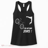 Cyclist Bike, Bicycle Crash Accident Humor Funny Bikes Women's Tank Top thumb 0