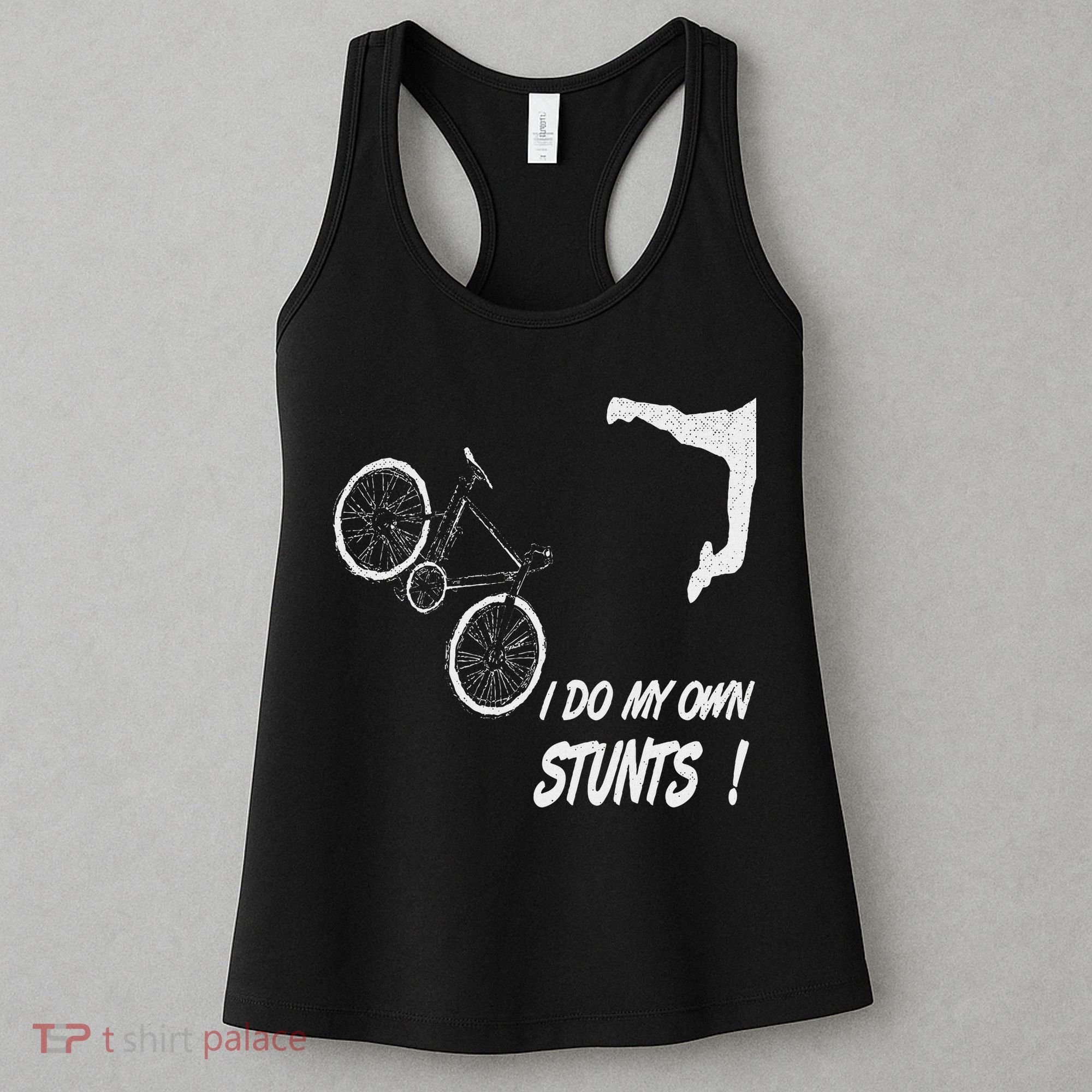 Cyclist Bike, Bicycle Crash Accident Humor Funny Bikes Women's Tank Top