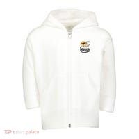 Cowboy Barn Bull Rider Rodeo First Rodeo Toddler Zip Fleece Hoodie thumb 0