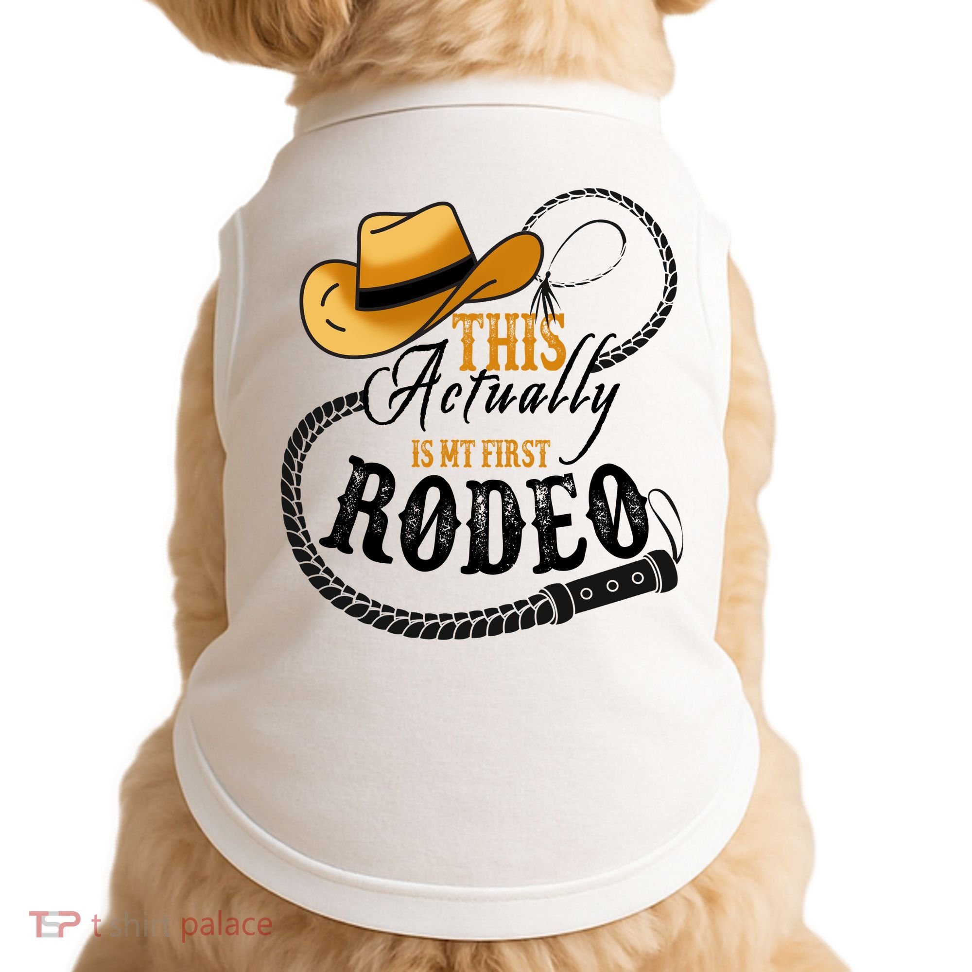 Cowboy Barn Bull Rider Rodeo First Rodeo Doggie Tank