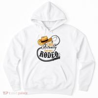 Cowboy Barn Bull Rider Rodeo First Rodeo Hoodie thumb 0