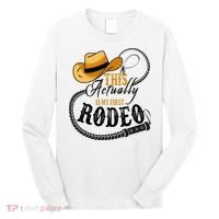 Cowboy Barn Bull Rider Rodeo First Rodeo Long Sleeve Shirt thumb 0