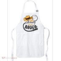 Cowboy Barn Bull Rider Rodeo First Rodeo Apron thumb 0
