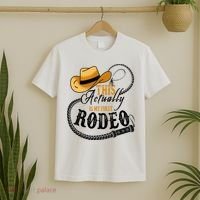 Cowboy Barn Bull Rider Rodeo First Rodeo T-Shirt thumb 2